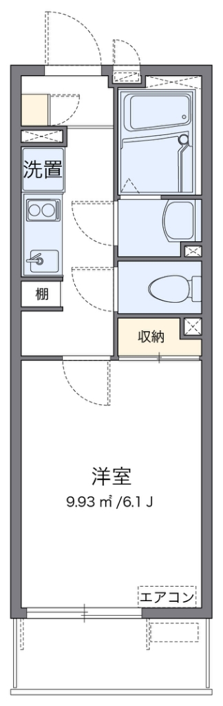 レオネクストブランドール根岸 間取り図