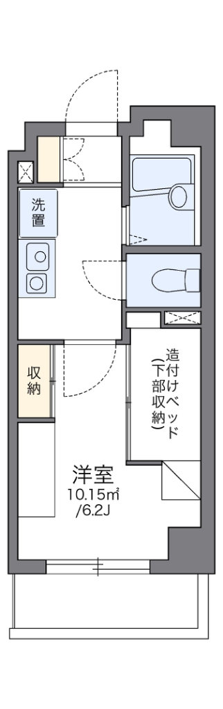 レオパレス宇田川町マンション 303号室 間取り