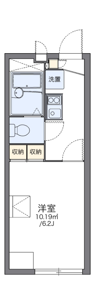 レオパレスイースト 209号室 間取り