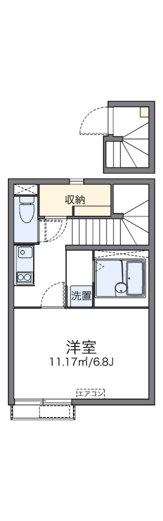 レオネクストＲＩＶＥ　ＭⅢ 201号室 間取り