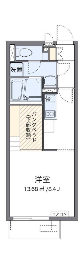 ミランダＩＩＤＡ 間取り図