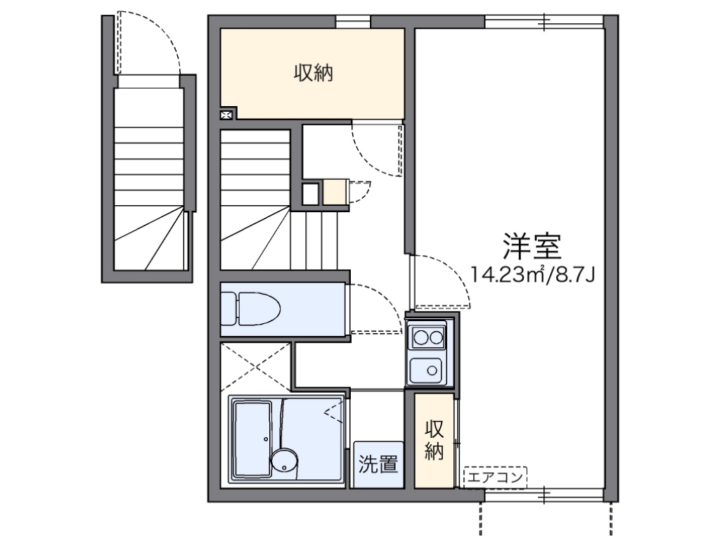 レオネクスト本郷台 203号室 間取り