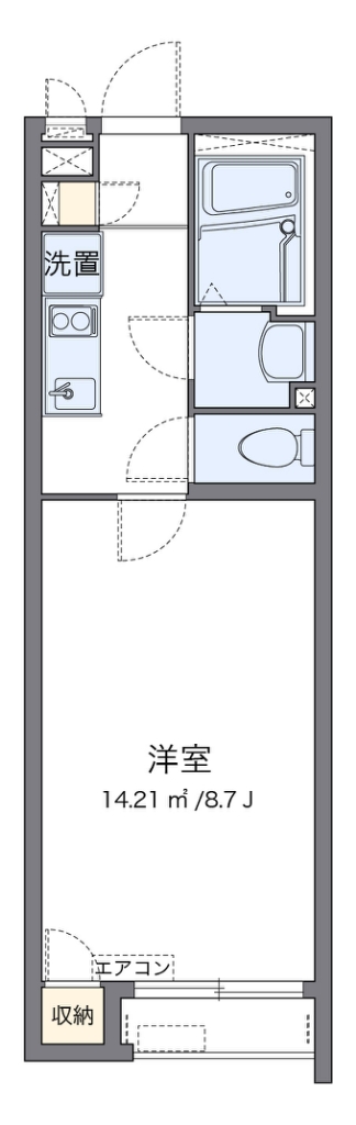 クレイノＫＯＮＤＯＨ 203号室 間取り