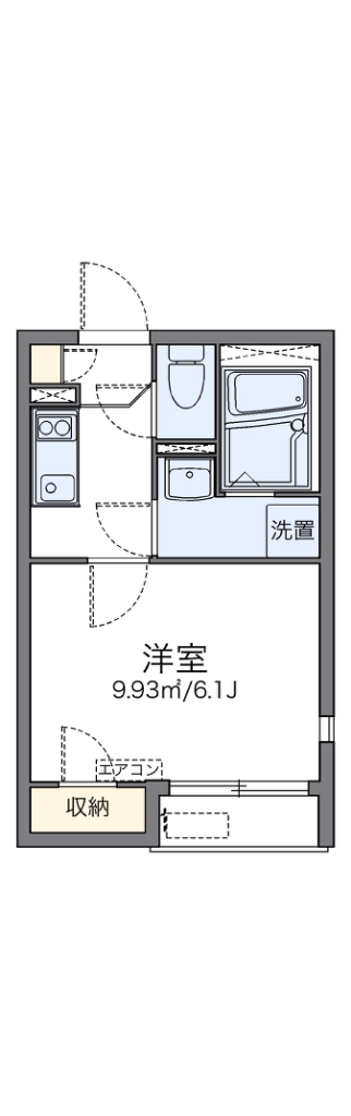 レオネクスト東海Ⅱ 201号室 間取り