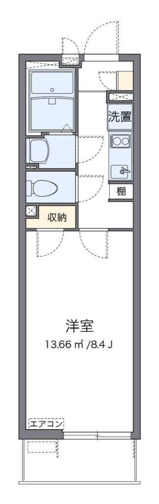 クレイノクーラ　ルガル 間取り図