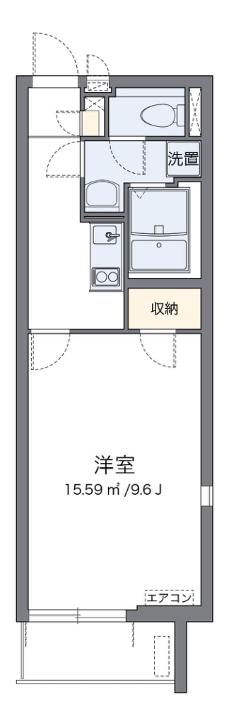 クレイノショコラ 間取り図