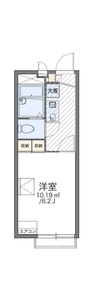 レオパレス加平壱番館 間取り図