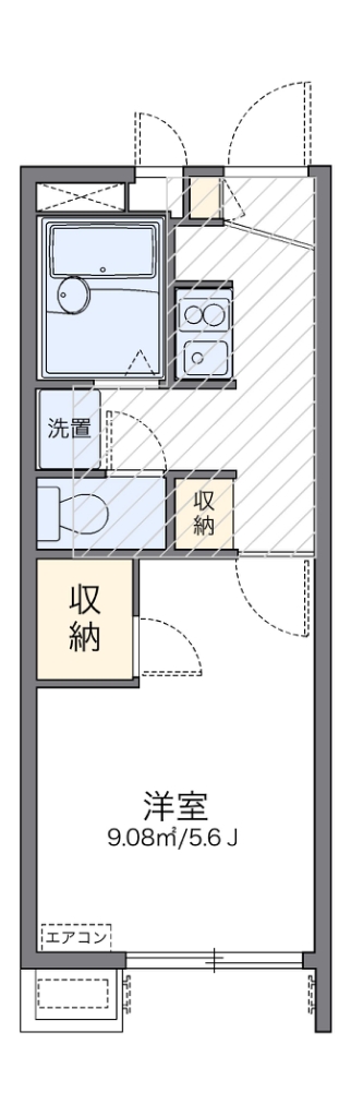 レオパレス旭 間取り図