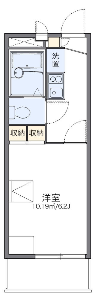 レオパレスラヴェンナ 間取り図