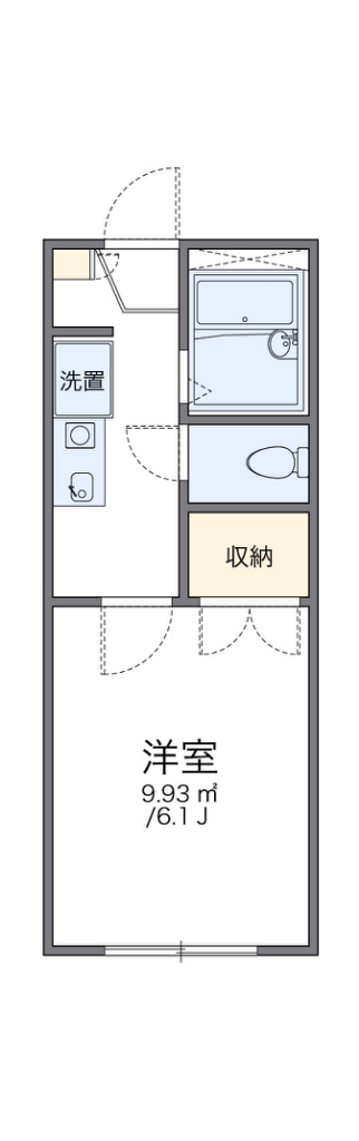 レオパレスフローラル・ヴィラ 間取り図