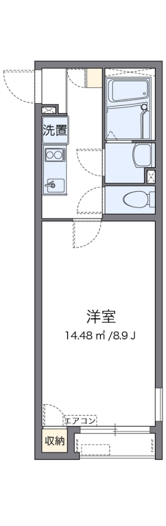 クレイノボヌール　ラ　メゾン 205号室 間取り