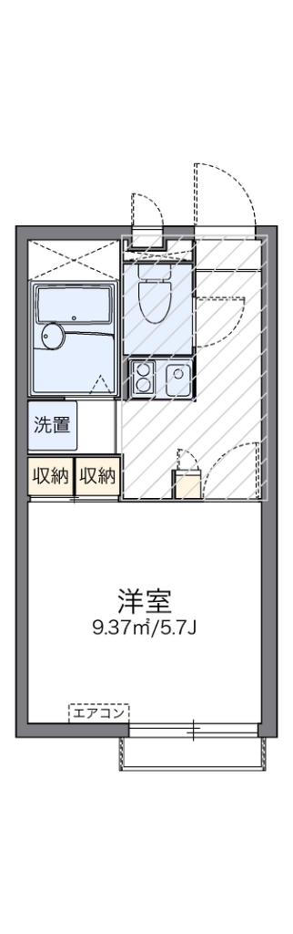 レオパレスコトブキ 間取り図