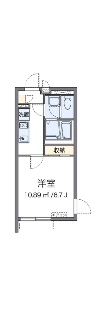 クレイノ笹塚南山 間取り図