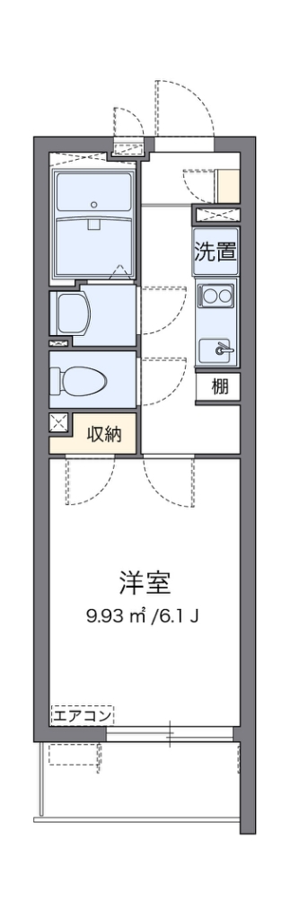 クレイノラ　メゾン根岸 間取り図