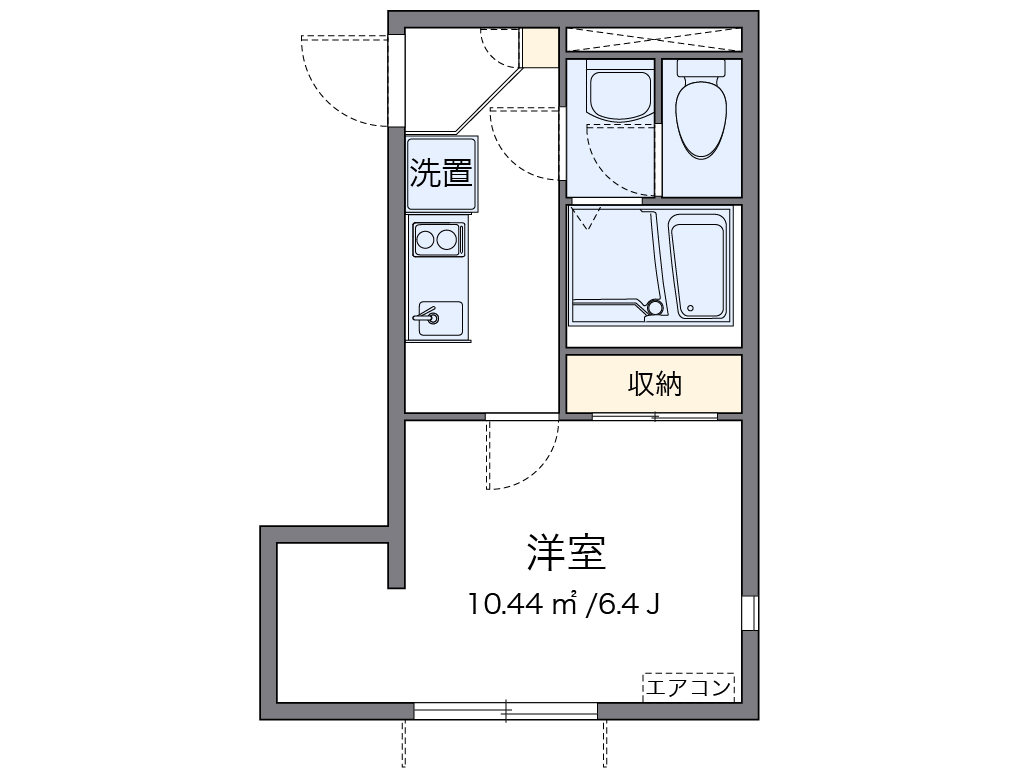 レオネクストレジデント西尾久 間取り図