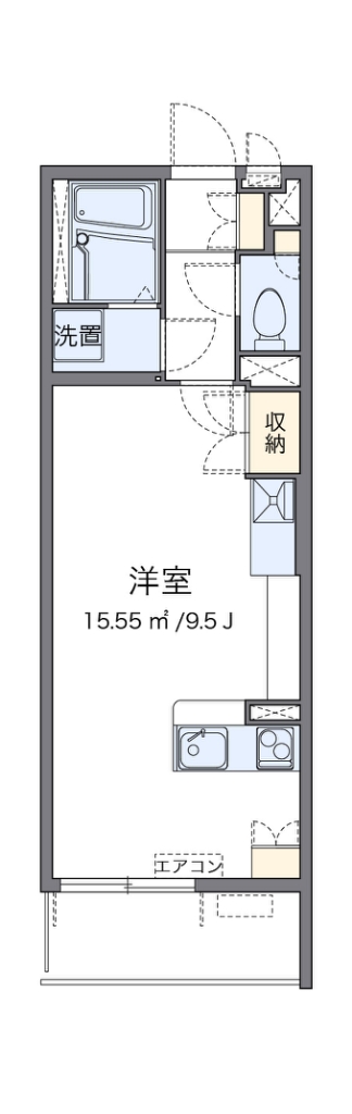 レオネクストひだまりⅡ 間取り図