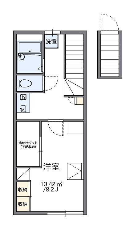 ヴェール 203号室 間取り