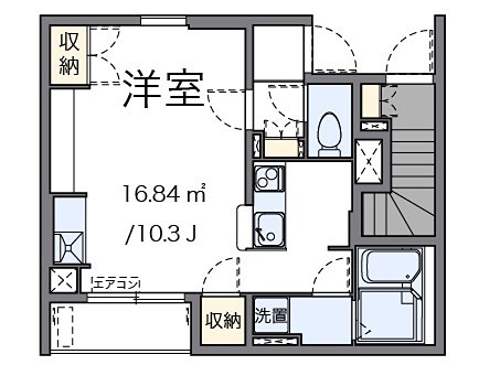 グリーンビレッジⅢ 101号室 間取り