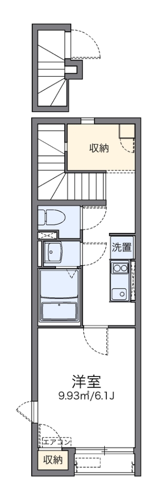 レオネクストグランジュテ 202号室 間取り