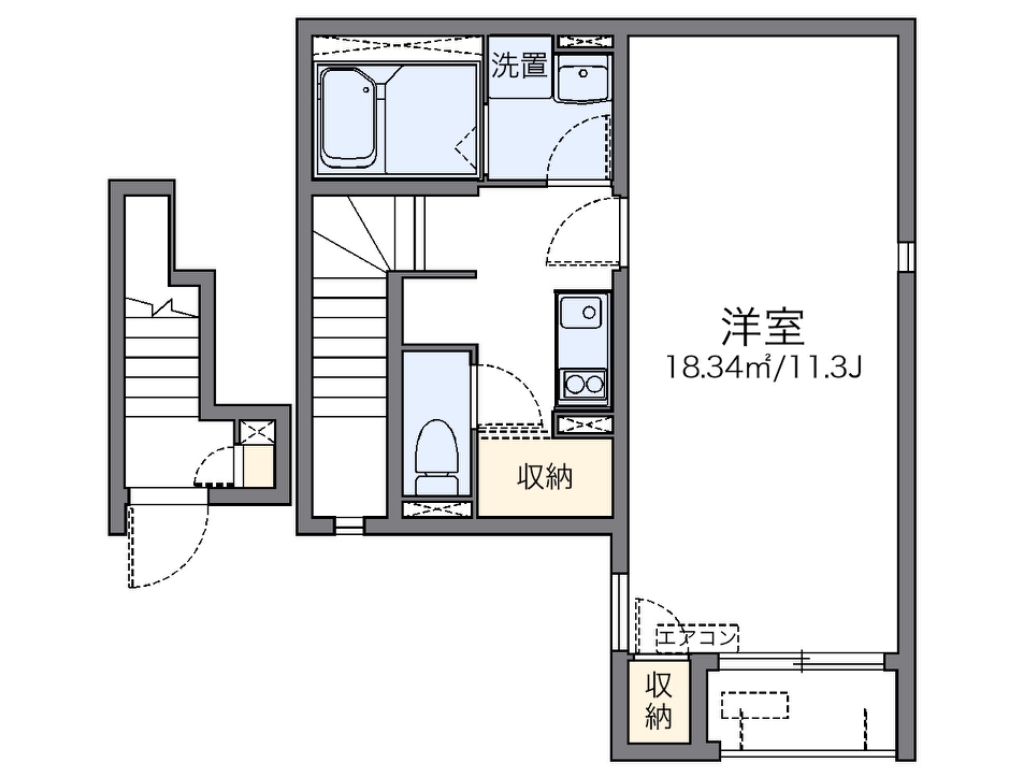 レオネクストマ　ピエス蒲田 間取り図