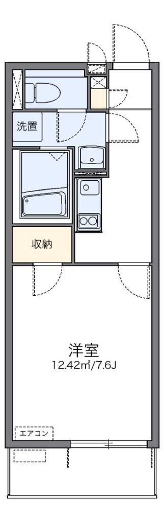 レオネクストアイヴィレッジ 202号室 間取り