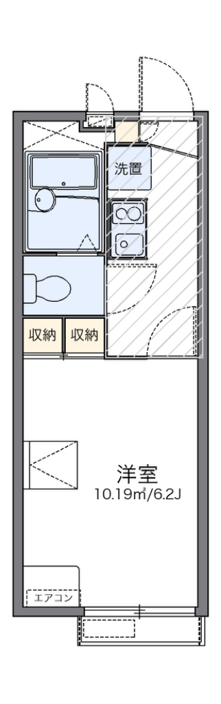 レオパレス鎌倉台 間取り図