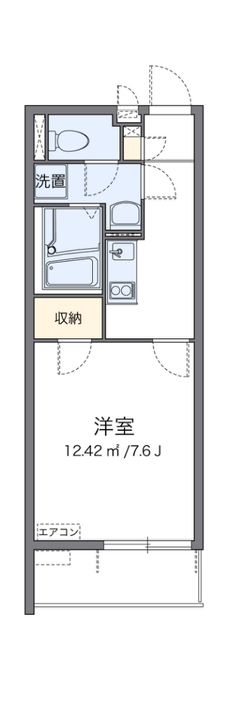 クレイノウィステリア 間取り図