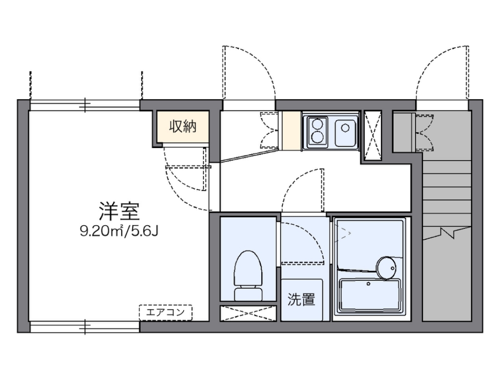 レオネクストシャルマン上北沢 101号室 間取り