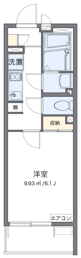 レオネクストブランドール根岸 間取り図