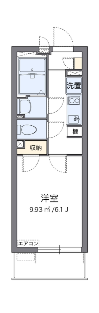 クレイノラ　メゾン根岸 206号室 間取り