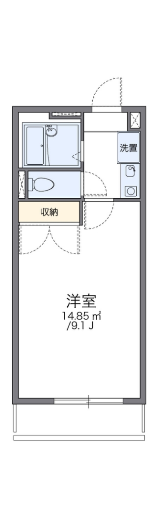 レオパレス湘南２１ 105号室 間取り