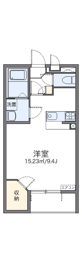 レオネクストタウンコートⅡ 210号室 間取り