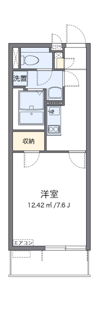 クレイノグラシアス　ツー 間取り図