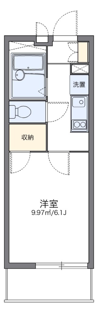 レオパレスサンヴィレッジ２０ 206号室 間取り