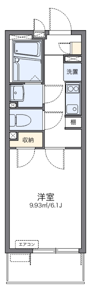 レオネクストＴ＆Ｉ 204号室 間取り