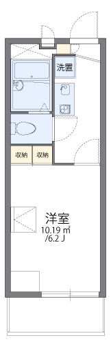 レオパレスエアフォルク 311号室 間取り