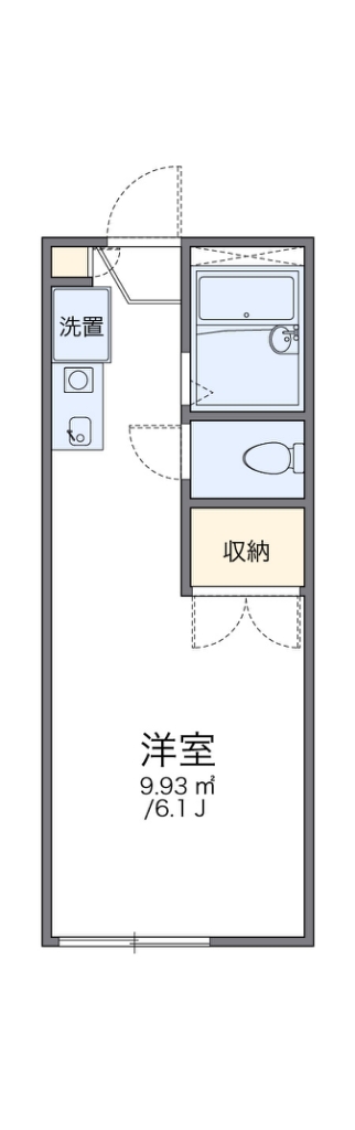 レオパレスセブン 203号室 間取り