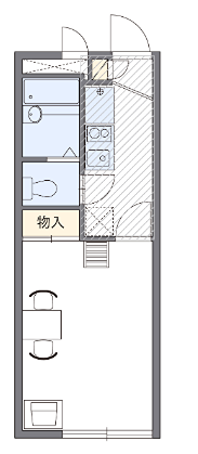 YOSHIKO　B 106号室 間取り