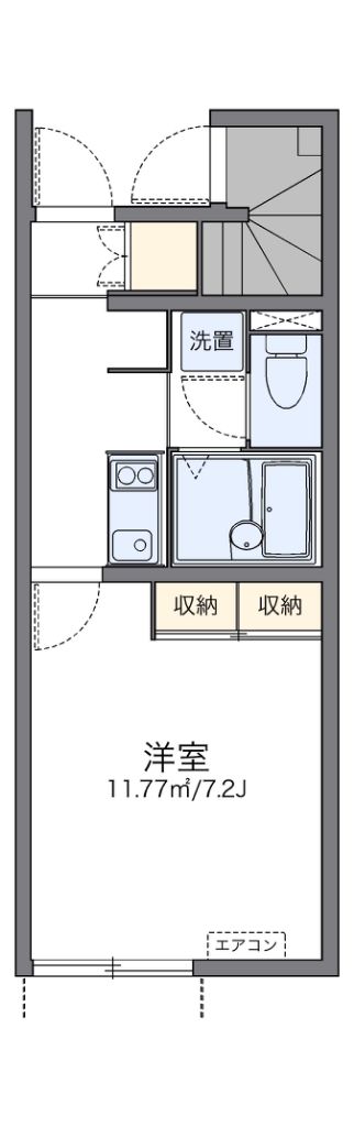 レオネクスト壽光Ⅲ 111号室 間取り