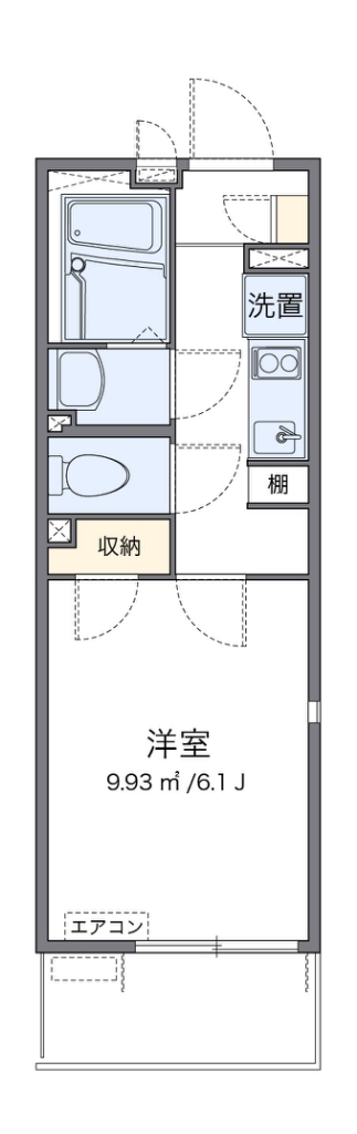 レオネクスト大山ヒルズ 202号室 間取り