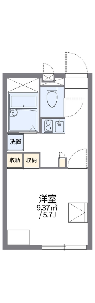 レオパレスＭ＆Ｓ 102号室 間取り