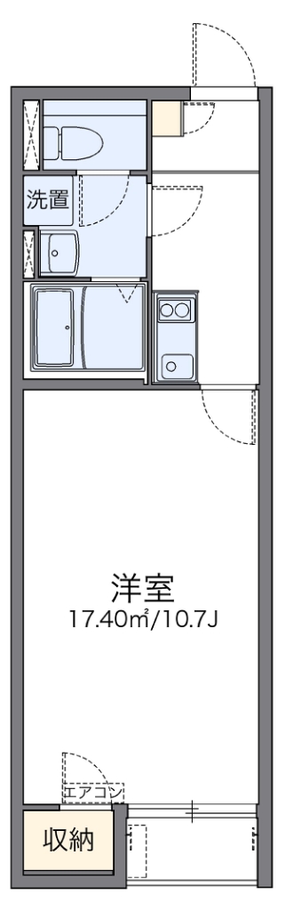 レオネクストヴィラージュ 105号室 間取り