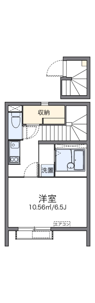 レオネクスト六番館 202号室 間取り