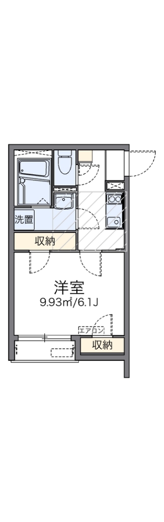 レオネクスト夢パレス 103号室 間取り