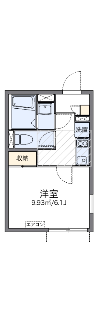 レオネクストボヌール 201号室 間取り