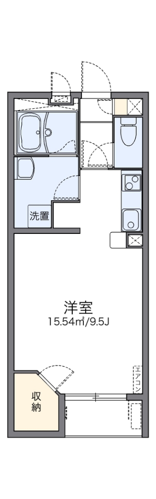 レオネクストエターナル 105号室 間取り