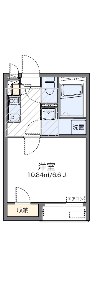 レオネクストＣＨＡＣＨＡ 103号室 間取り