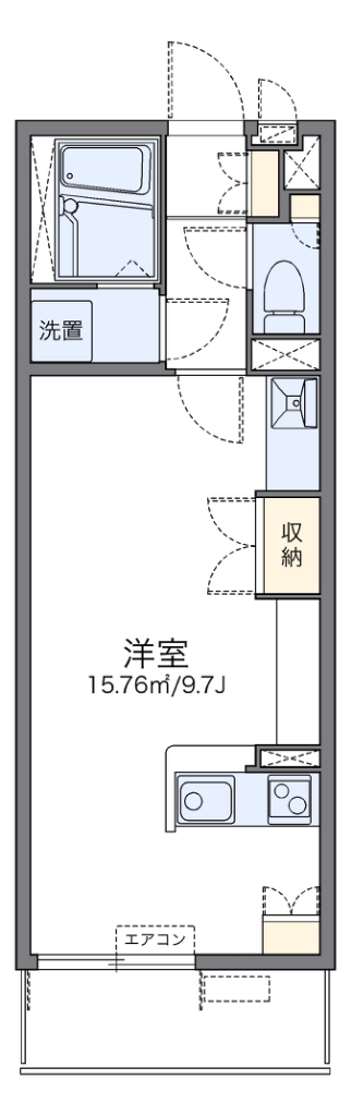 レオネクストベイタウン 304号室 間取り