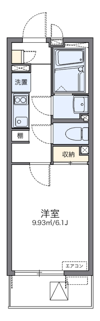 レオネクストヴァンベール　ドゥ 303号室 間取り