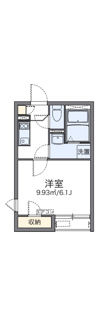 レオネクストソレイユ 203号室 間取り